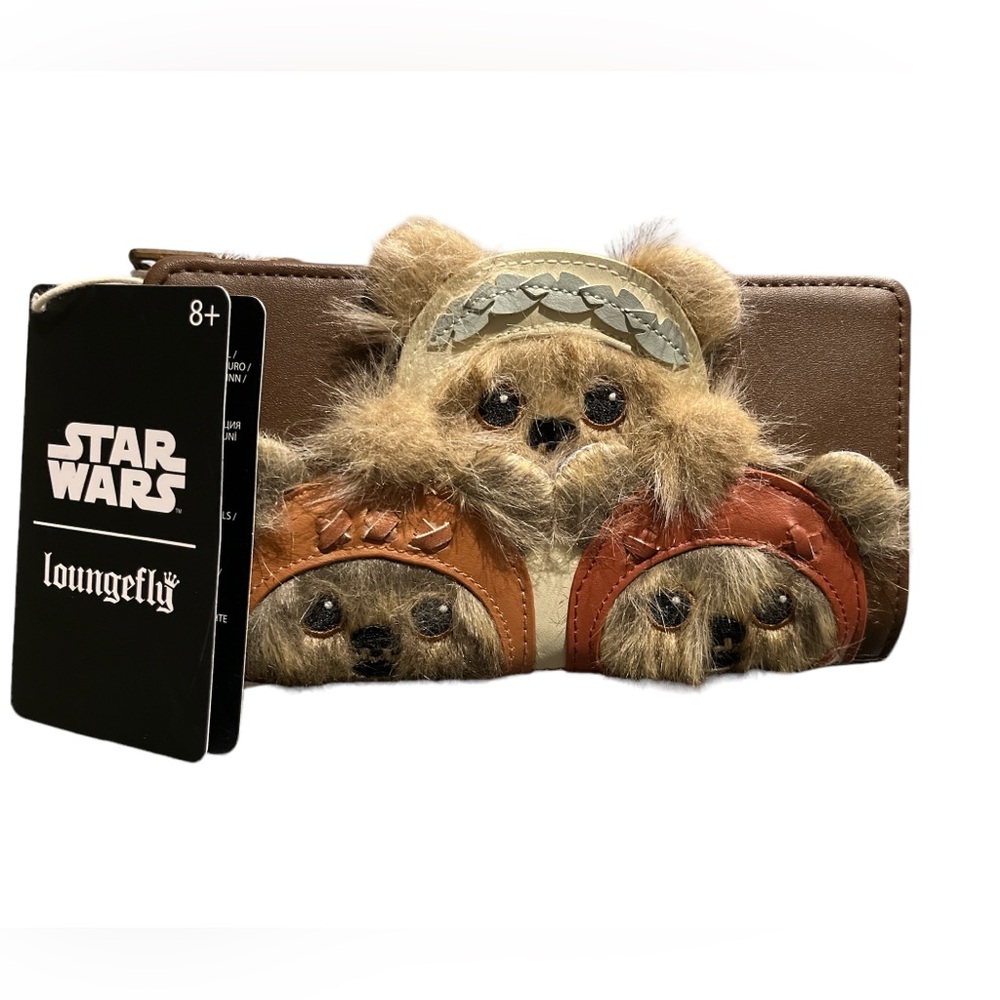 Loungefly x Star Wars Ewok Fuzzy Wallet FINAL PRICE - Picture 1 of 5